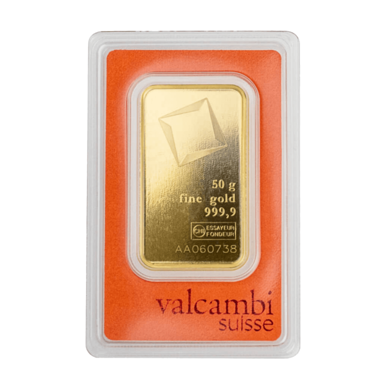 Sztabka Złota – Valcambi – 50 g