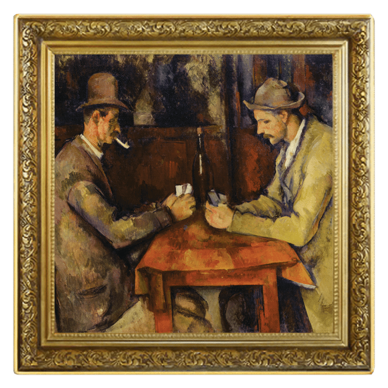 Gracze w karty, 1 dolar, Seria: Skarby światowego malarstwa