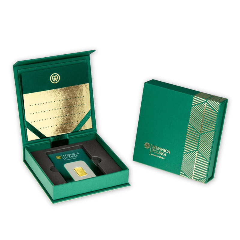 Pudełko do złotej sztabki